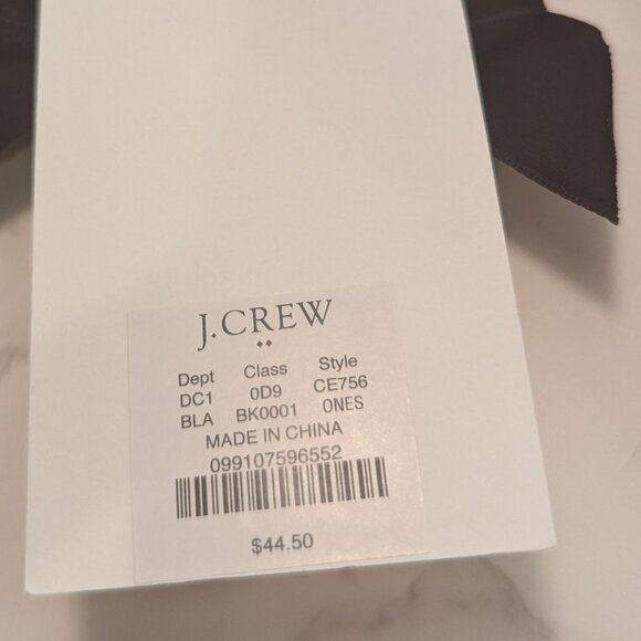 J.Crew Factory Velvet Bow Crystal Statement Earrings - Picture 6 of 6